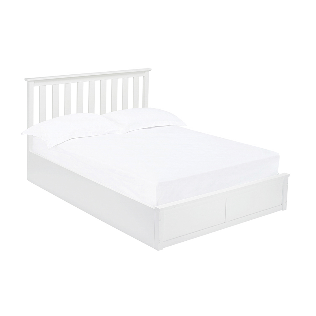 Oxford White Kingsize Bed