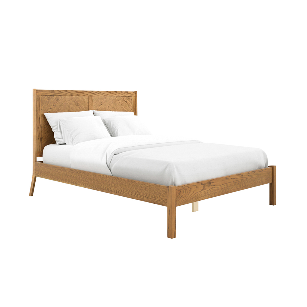 Palms Smoked Double Bed