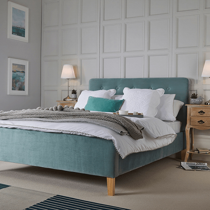 Pierre Aqua Double Bed