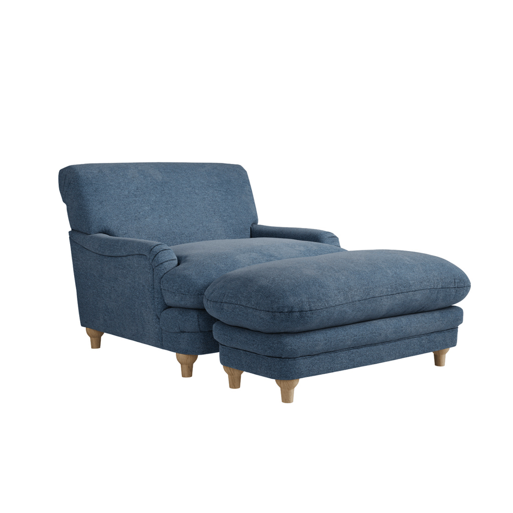 Plumpton Denim Blue Chair