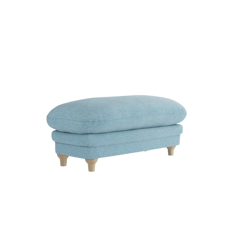 Plumpton Duck Egg Blue Footstool