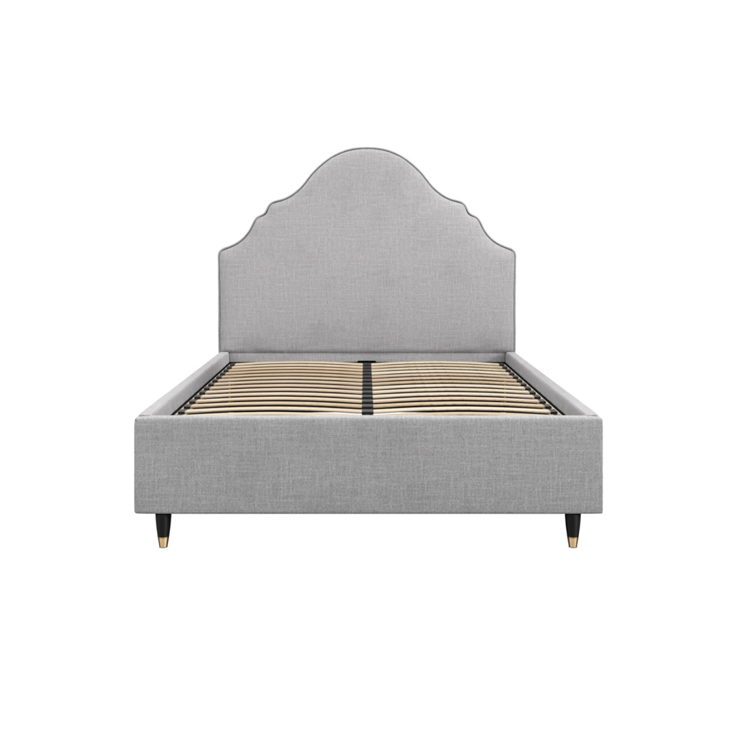 Quince Light Grey Double Bed