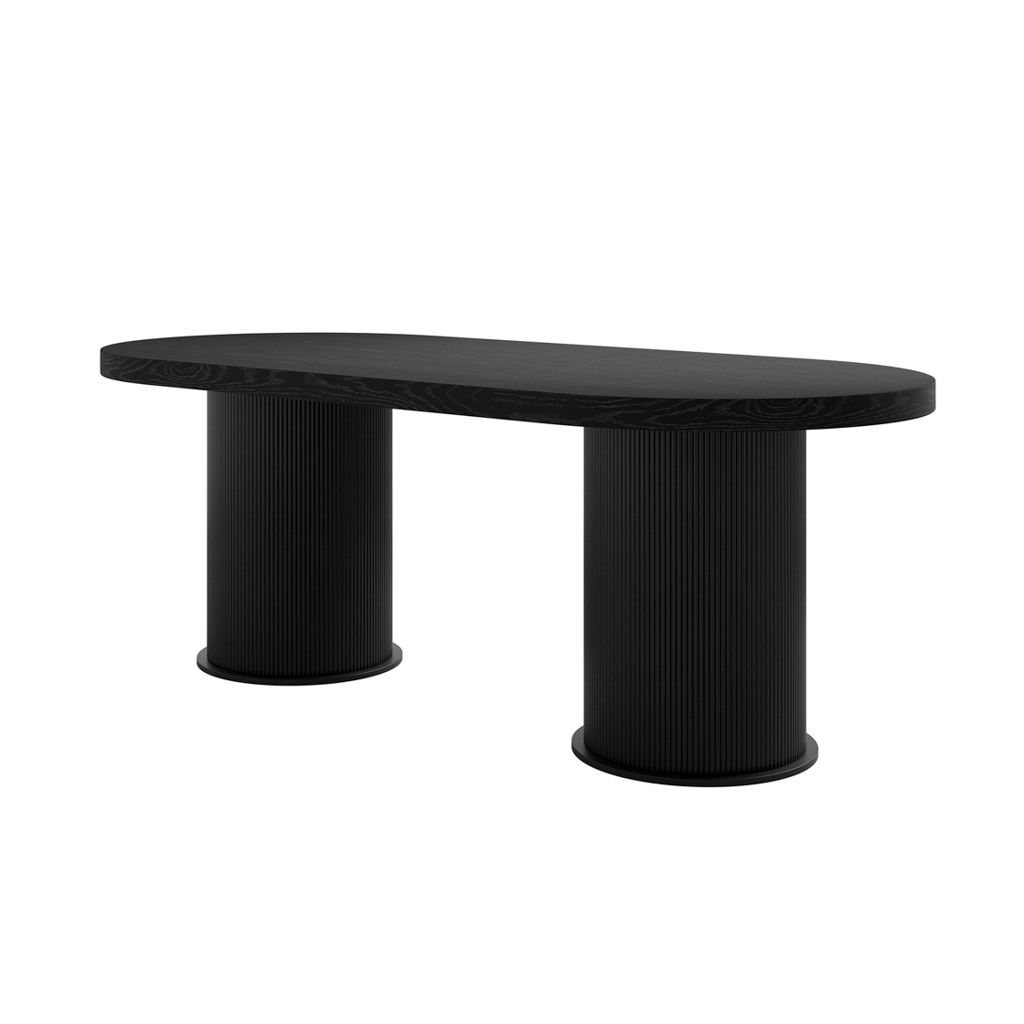 Rina Black Dining Table