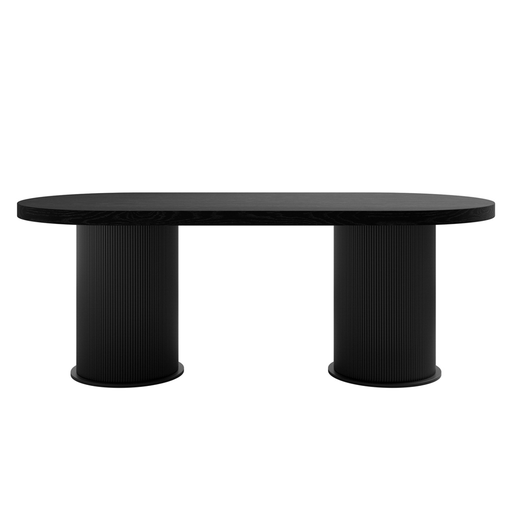 Rina Black Dining Table