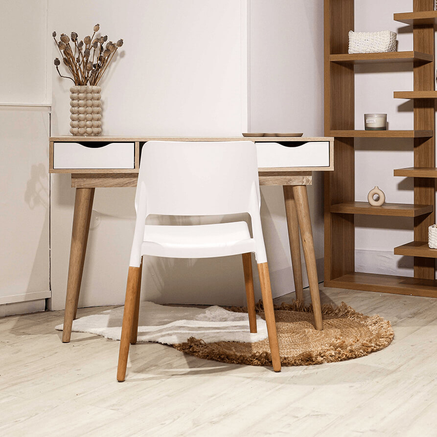 Riva White Dining Chair