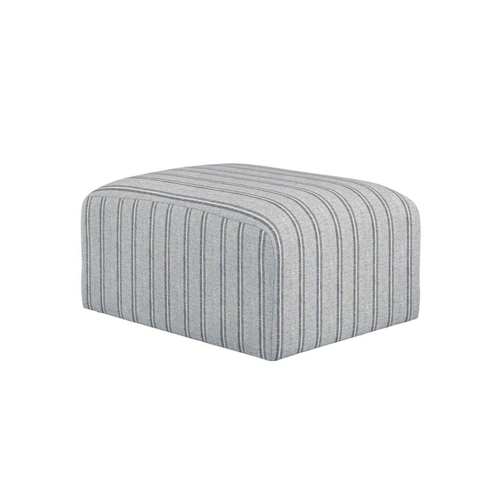 Ryder Thick Stripe Pouffe