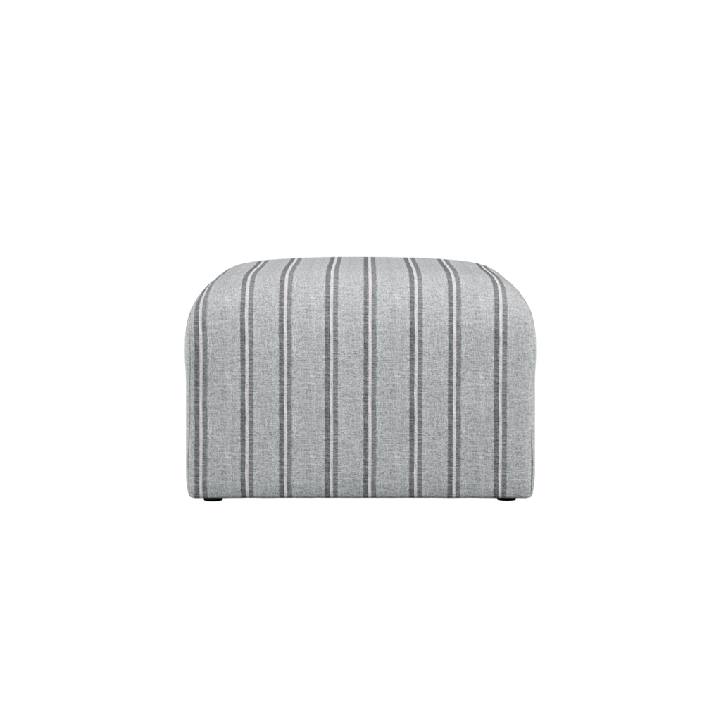 Ryder Thick Stripe Pouffe