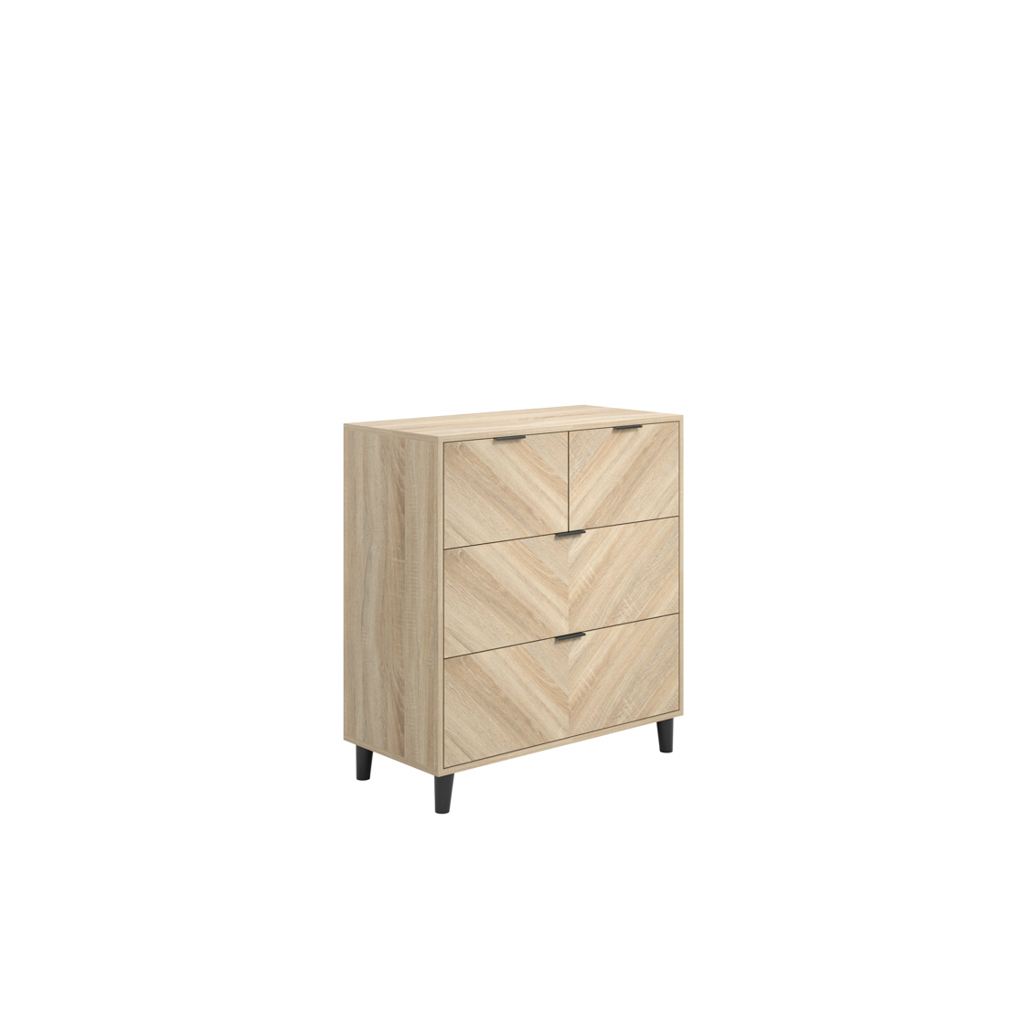 Stockholm Chevron Chest of Drawers