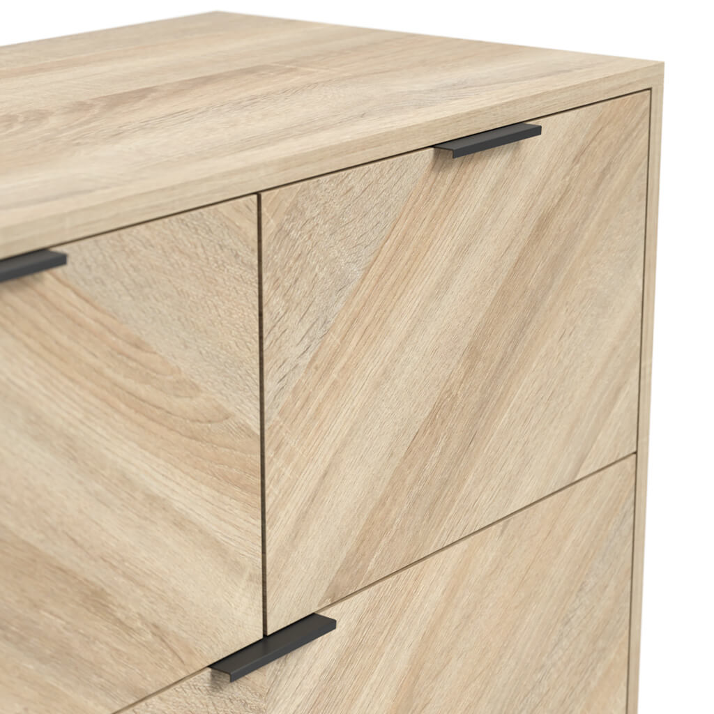 Stockholm Chevron Chest of Drawers