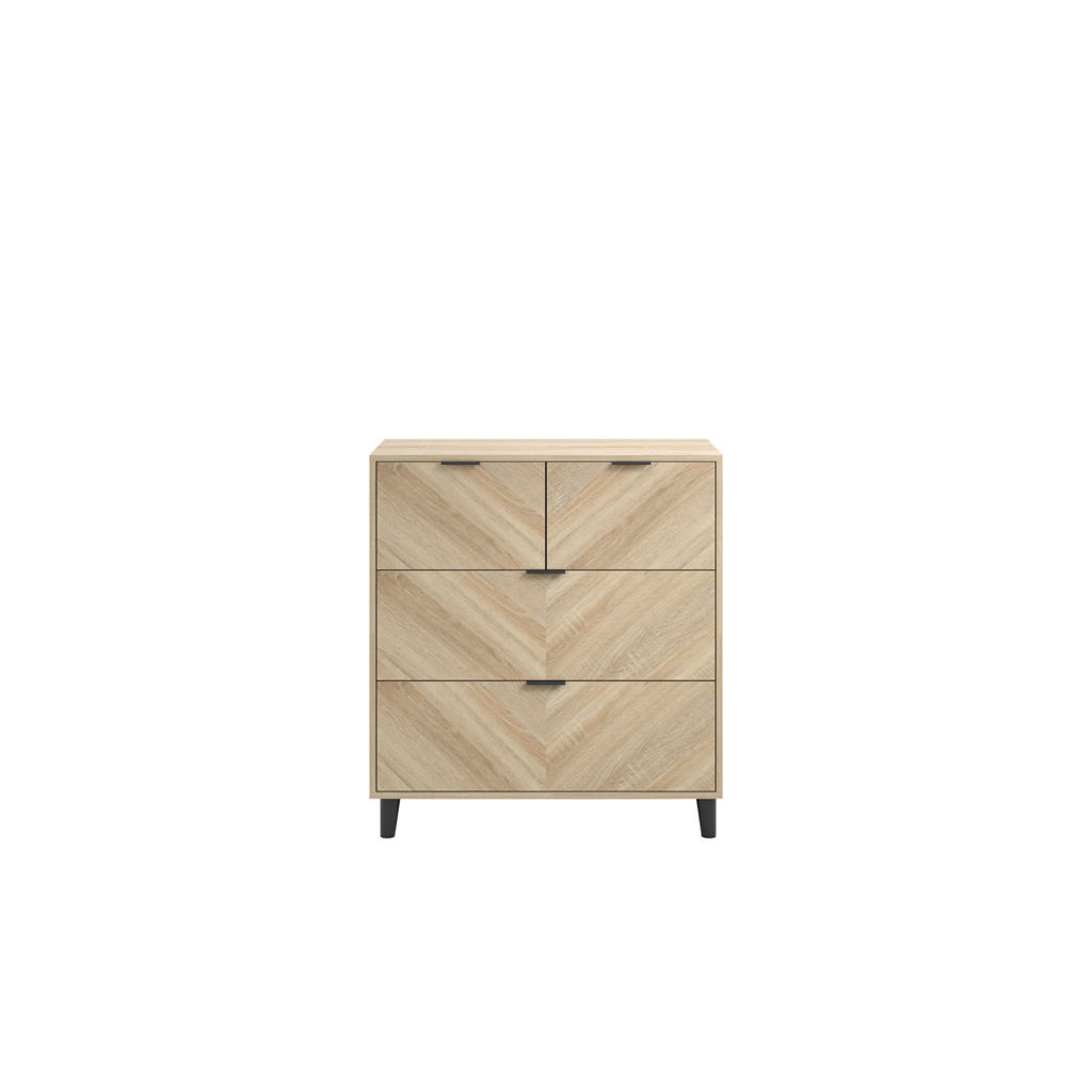 Stockholm Chevron Chest of Drawers