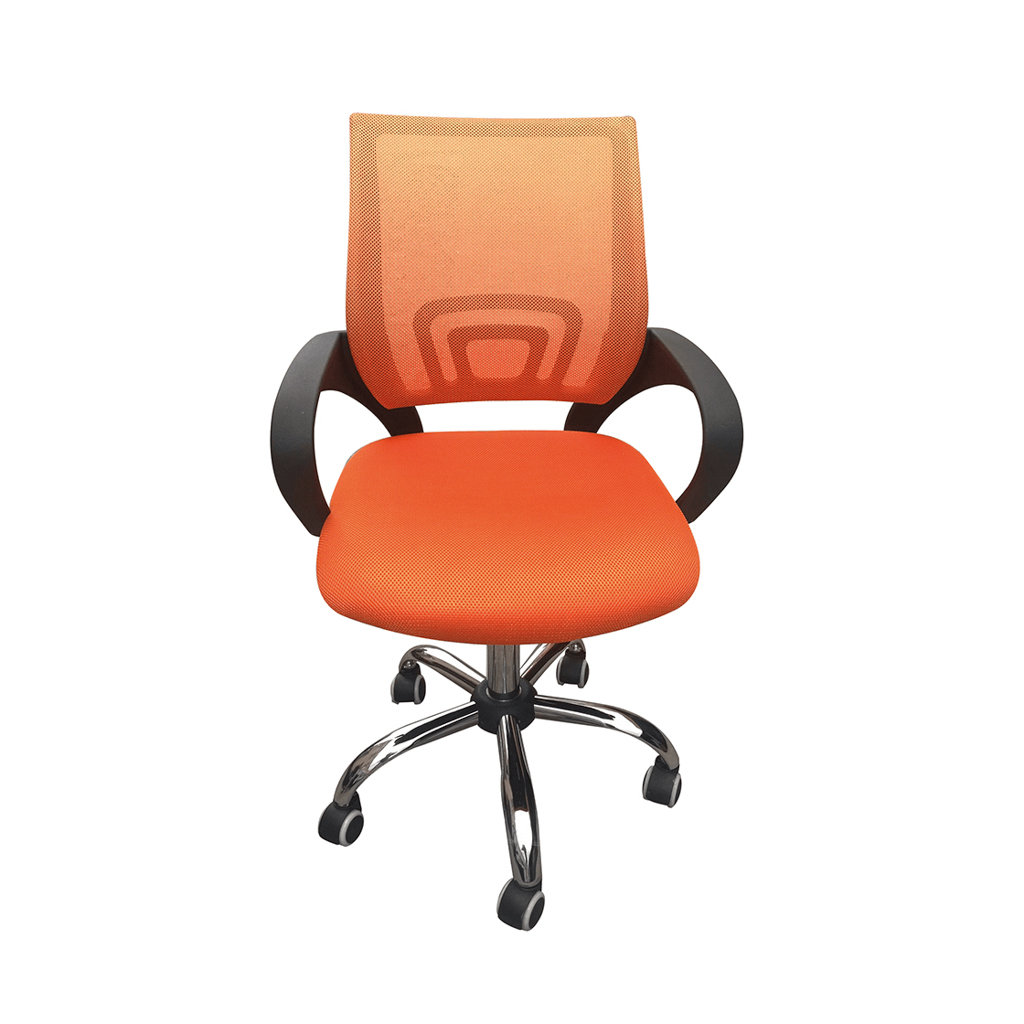 Tate Orange Mesh Back Office Chair