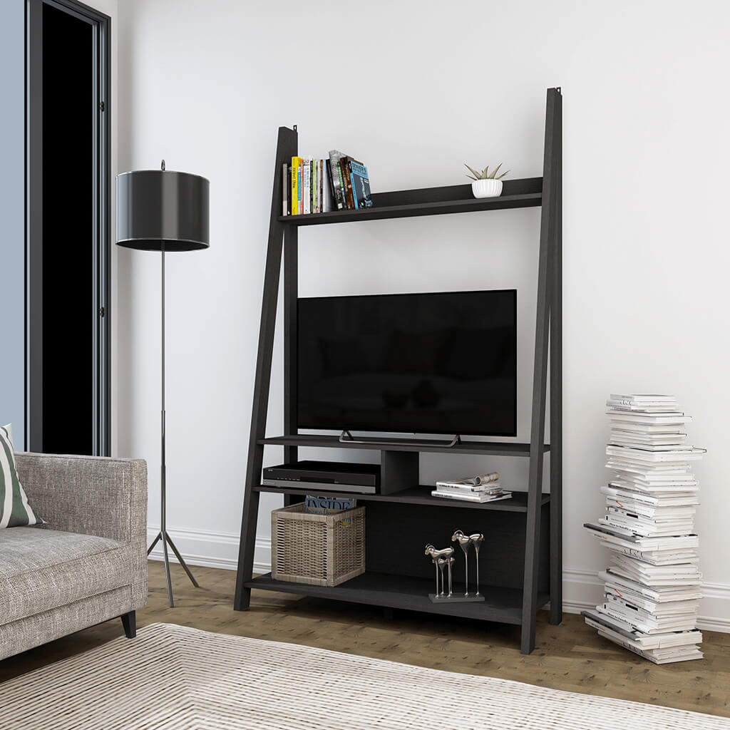 Tiva Black Ladder Media Unit