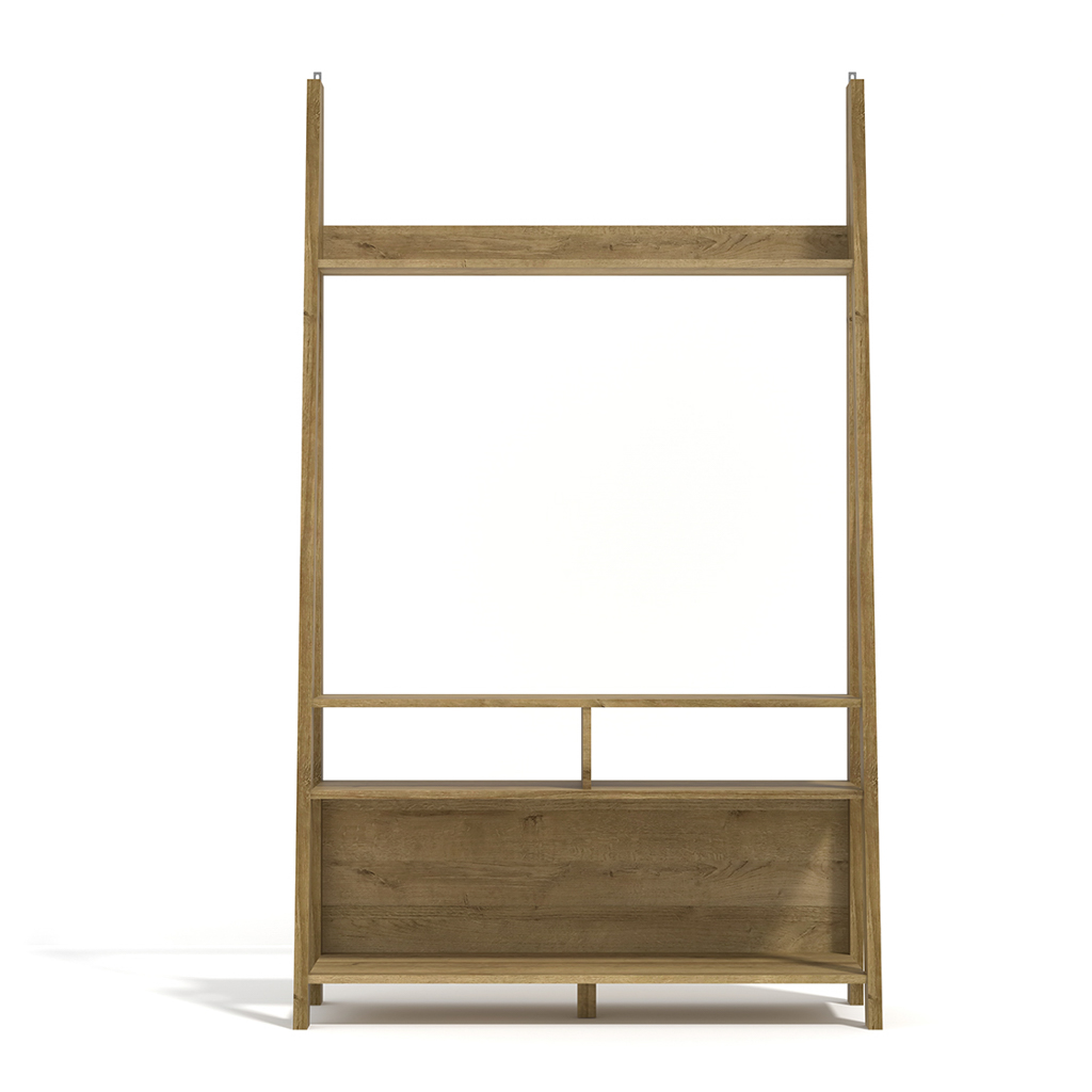 Tiva Oak Ladder Media Unit