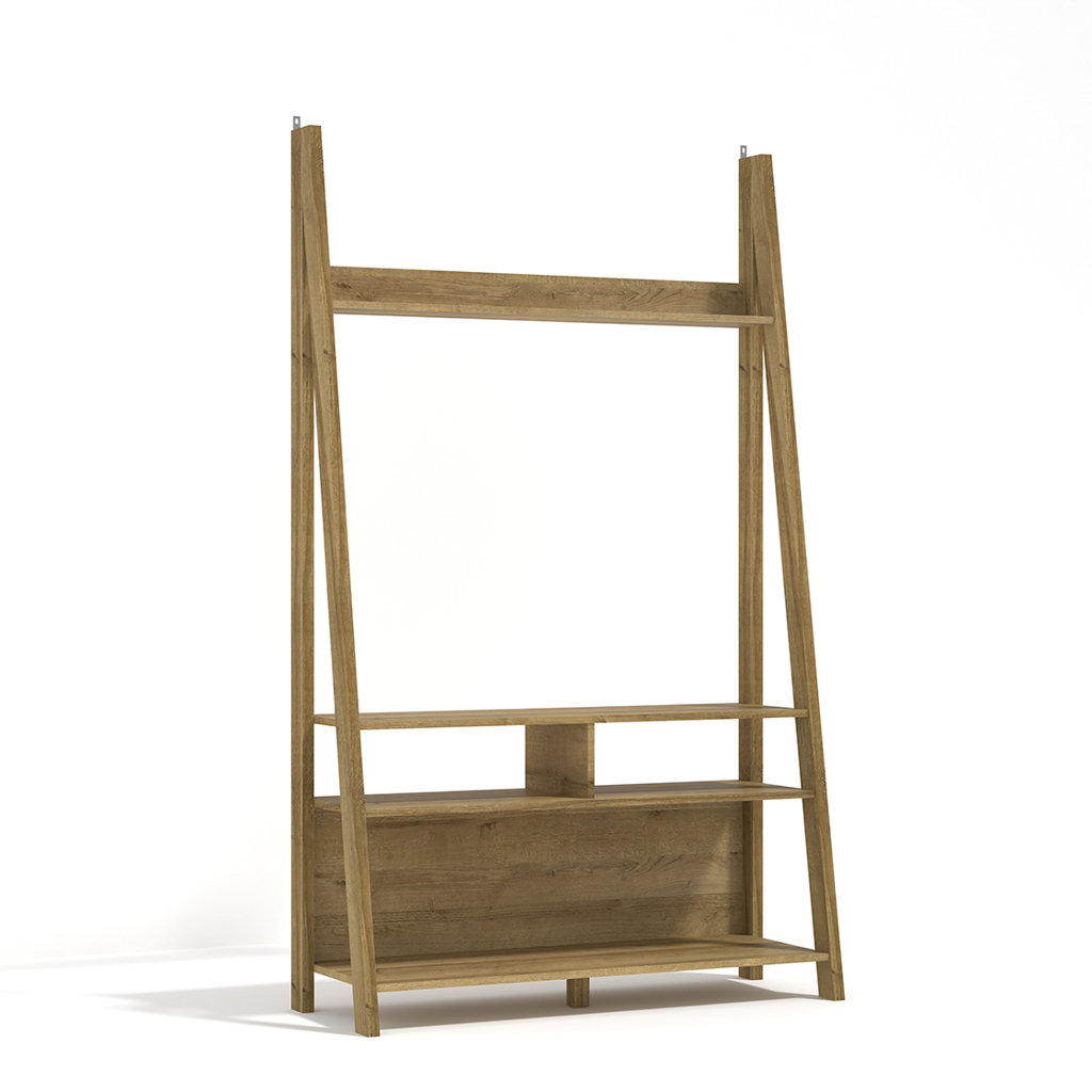 Tiva Oak Ladder Media Unit