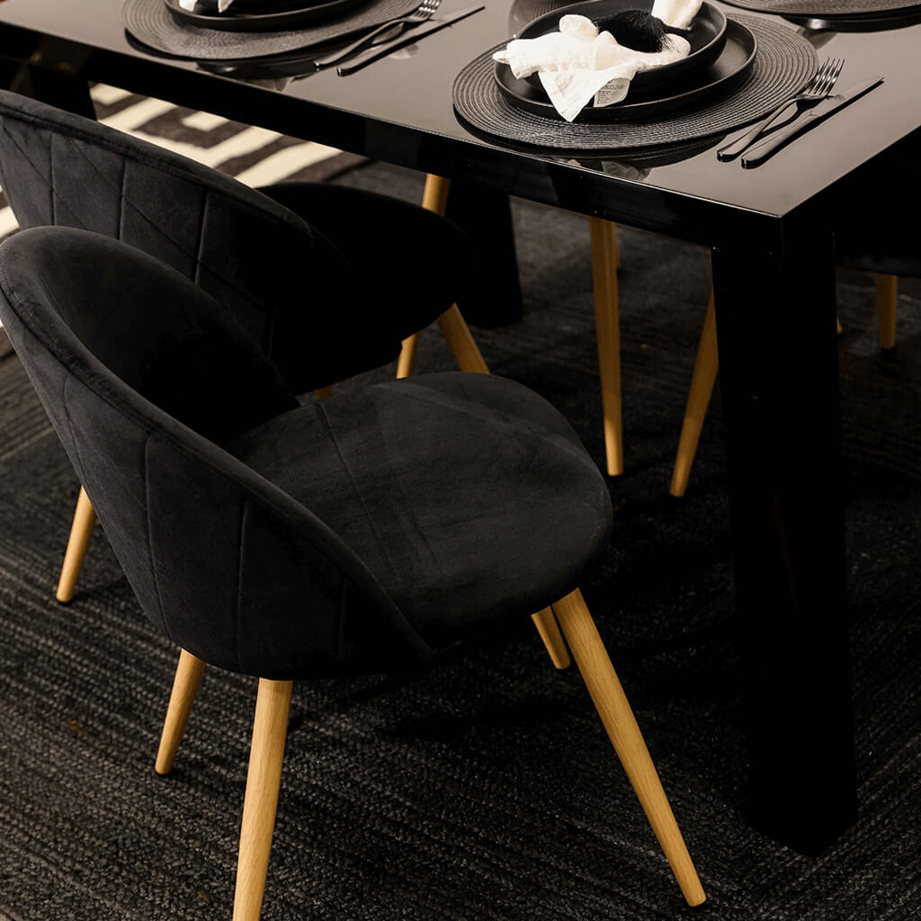 Venice Black Dining Chairs