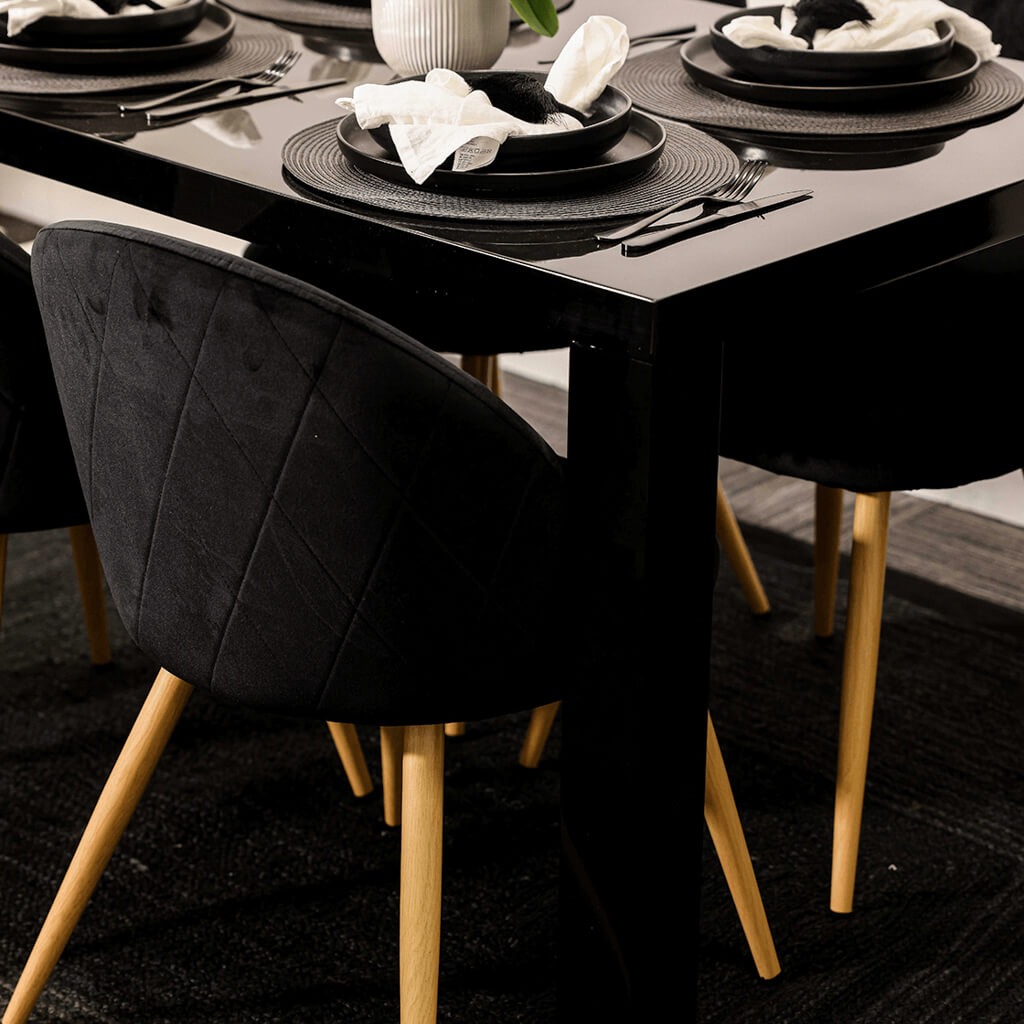 Venice Black Dining Chairs