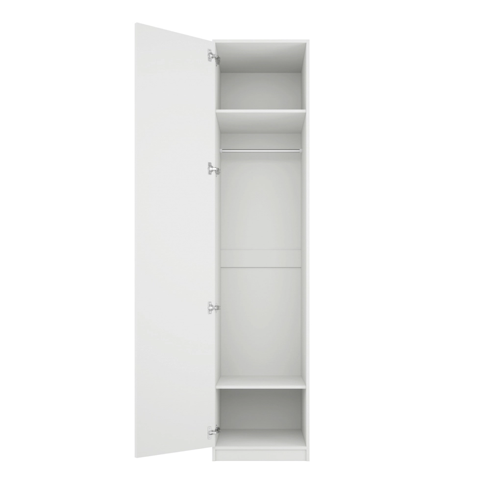 Austen White Single Wardrobe