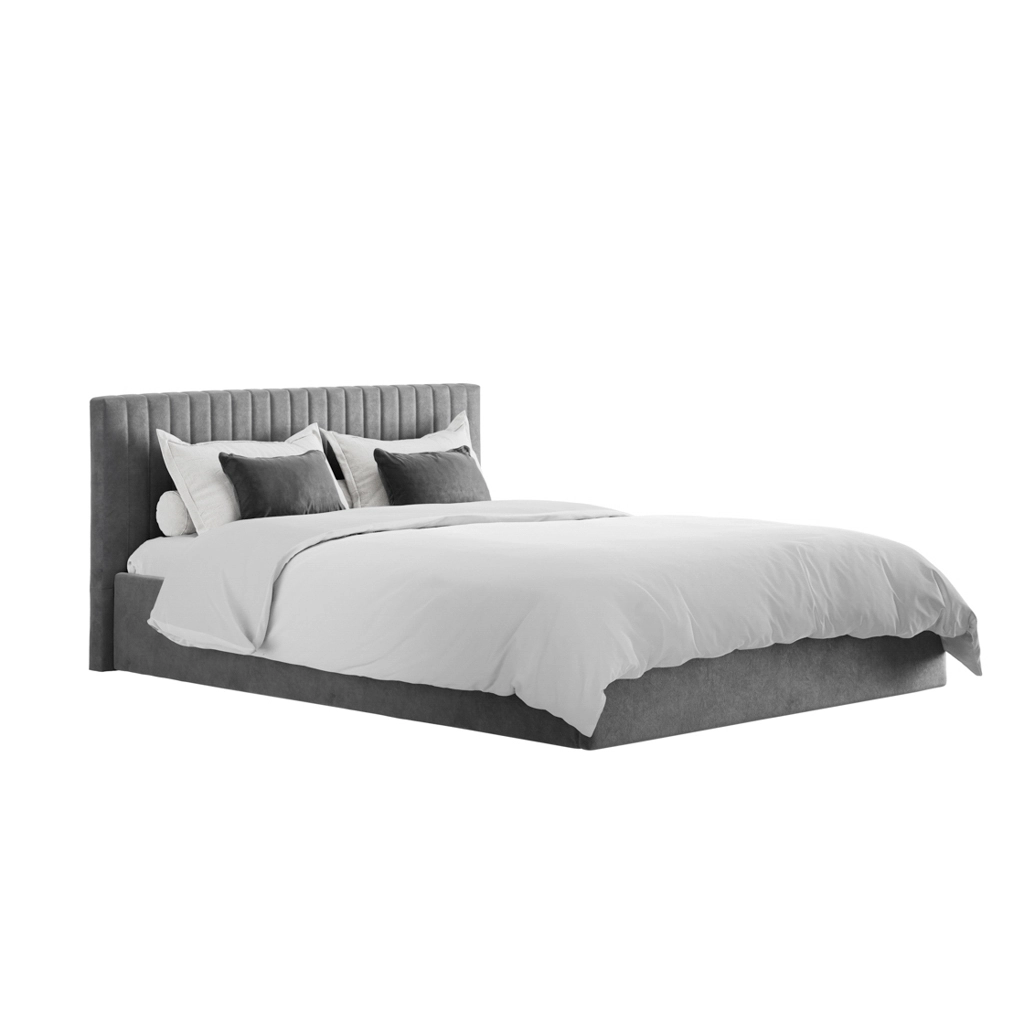 Berlin Silver King Bed