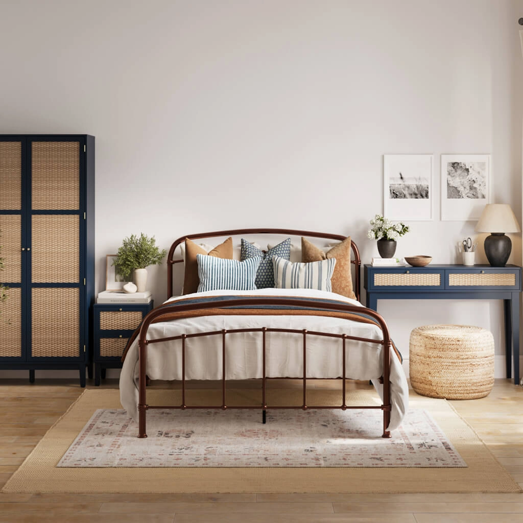 Bordeaux Berlin Blue Chest of Drawers