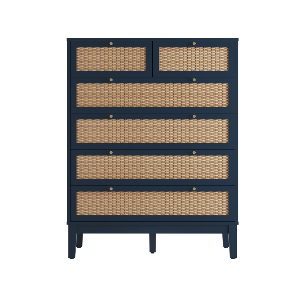 Bordeaux Berlin Blue Chest of Drawers