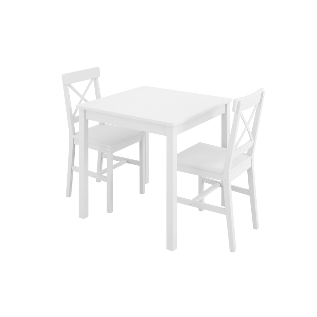 Crawford White 2 Seater Dining Set
