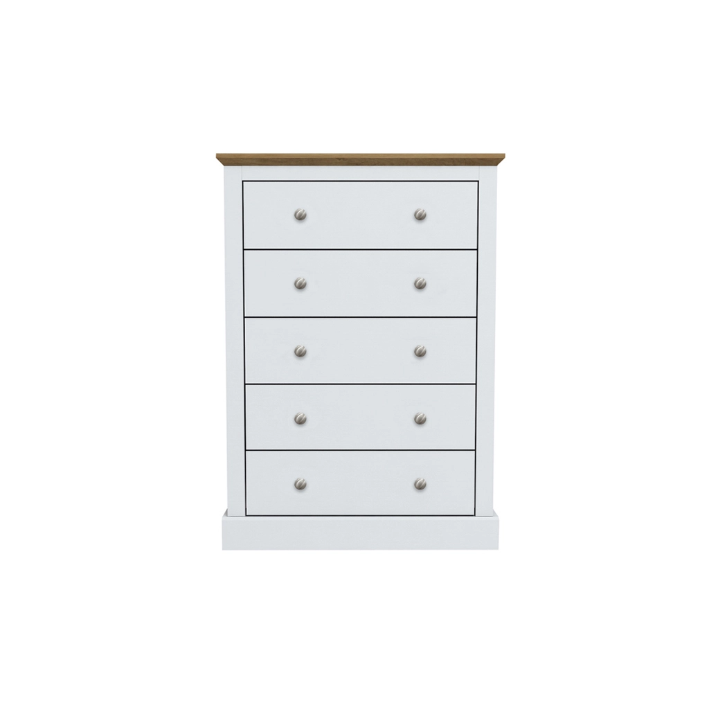 Devon White Chest of Drawers
