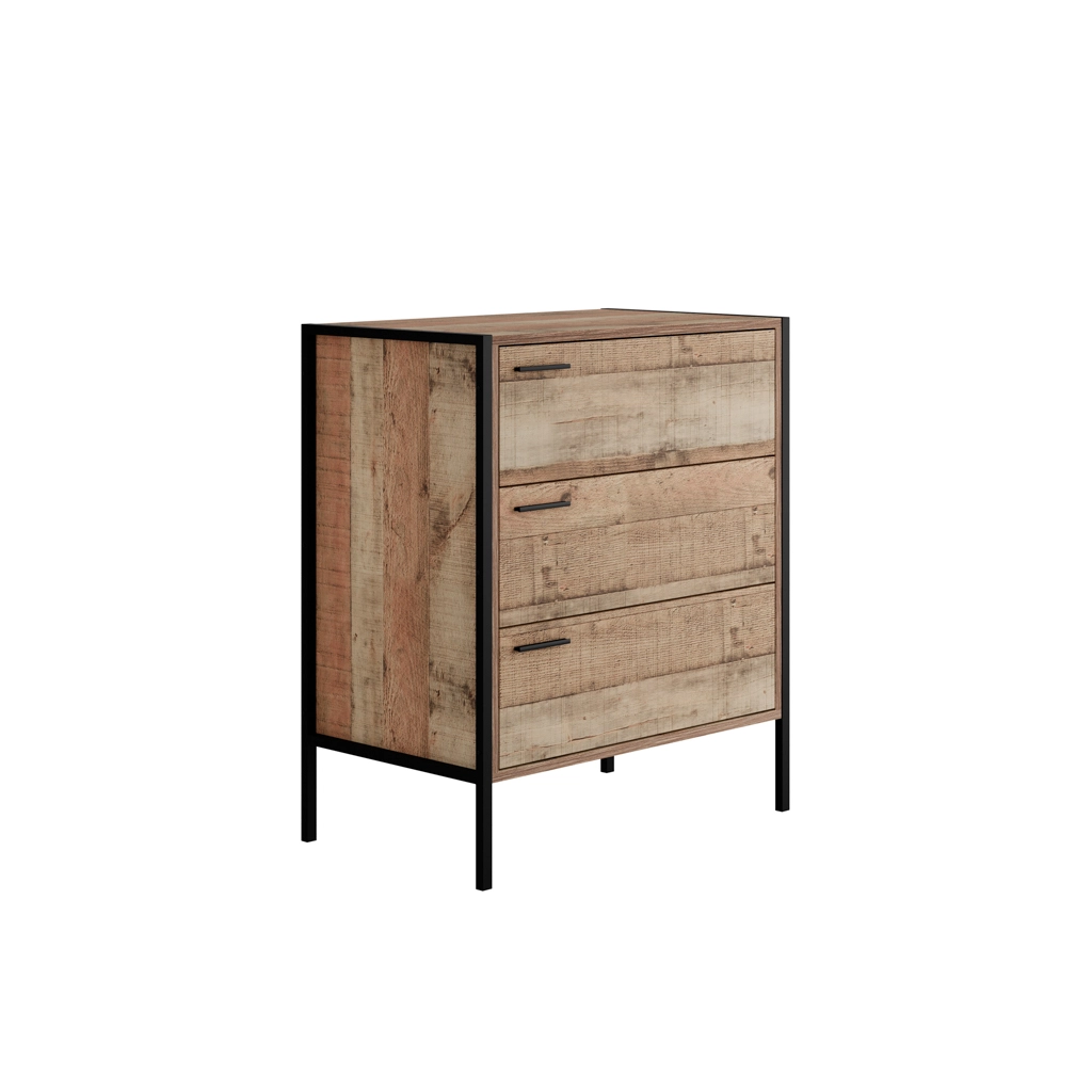 Hoxton Distressed Oak Effect Chest of Drawers