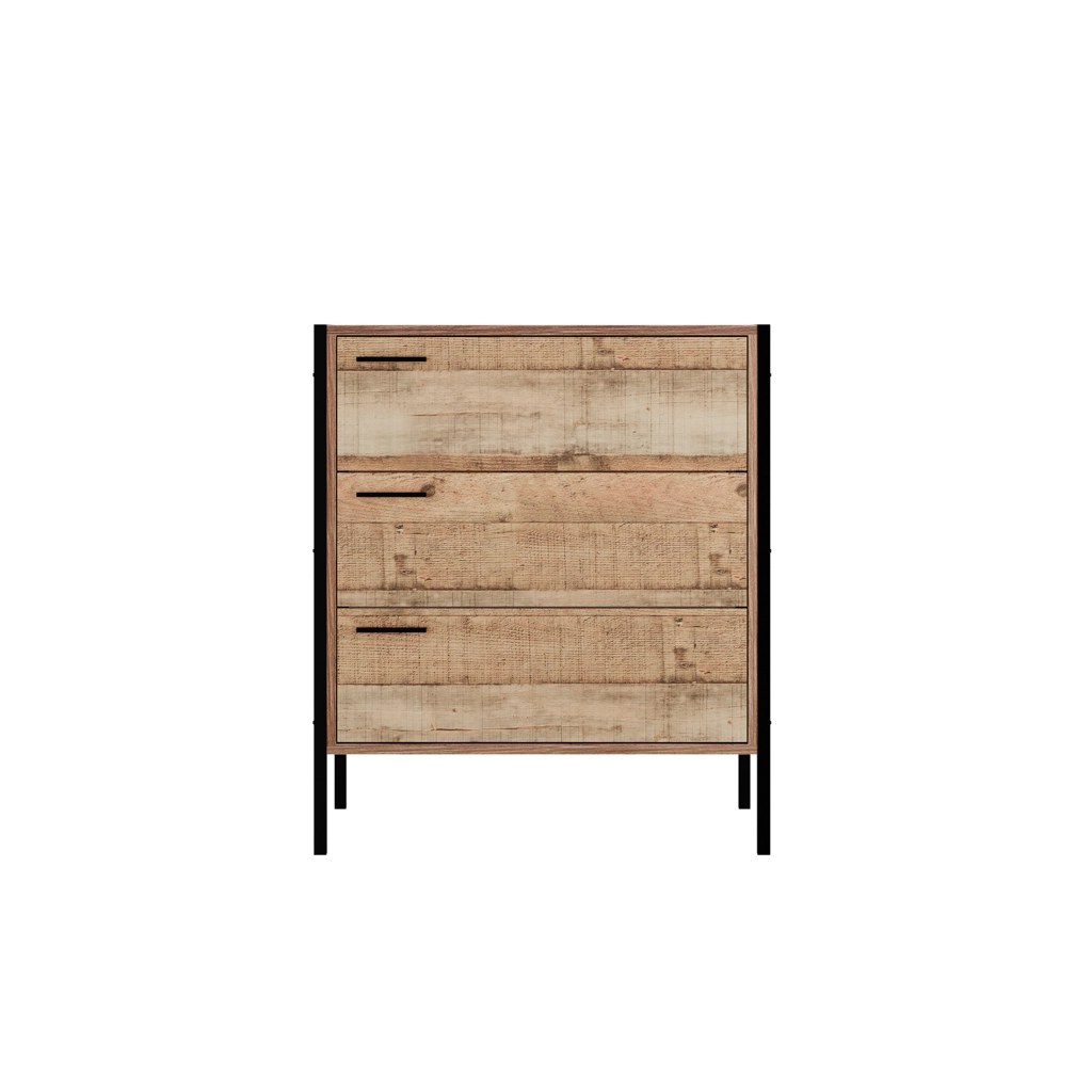 Hoxton Distressed Oak Effect Chest of Drawers
