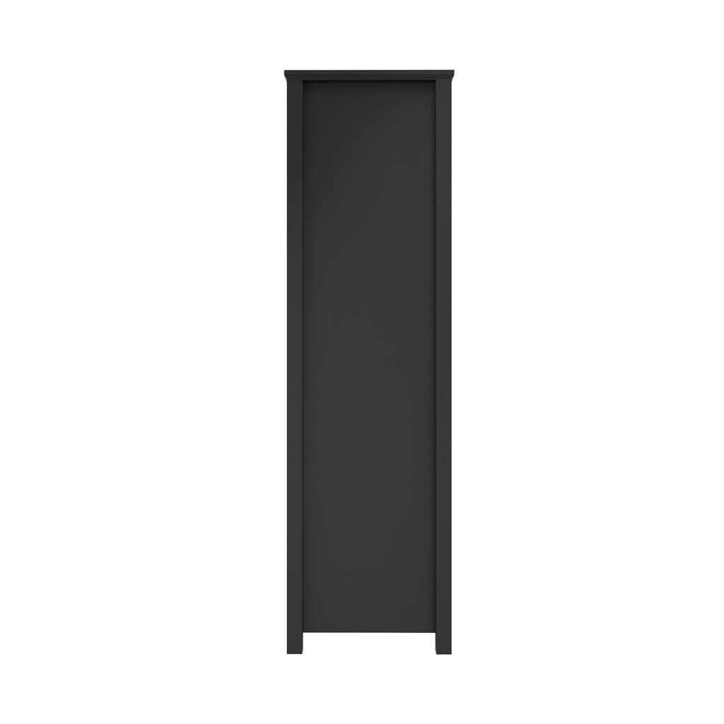 Ives Black Double Wardrobe