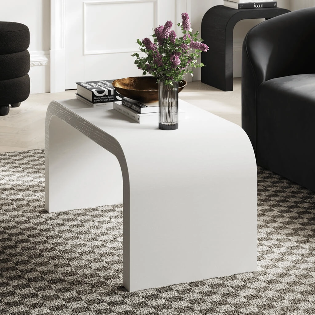 Lake White Coffee Table