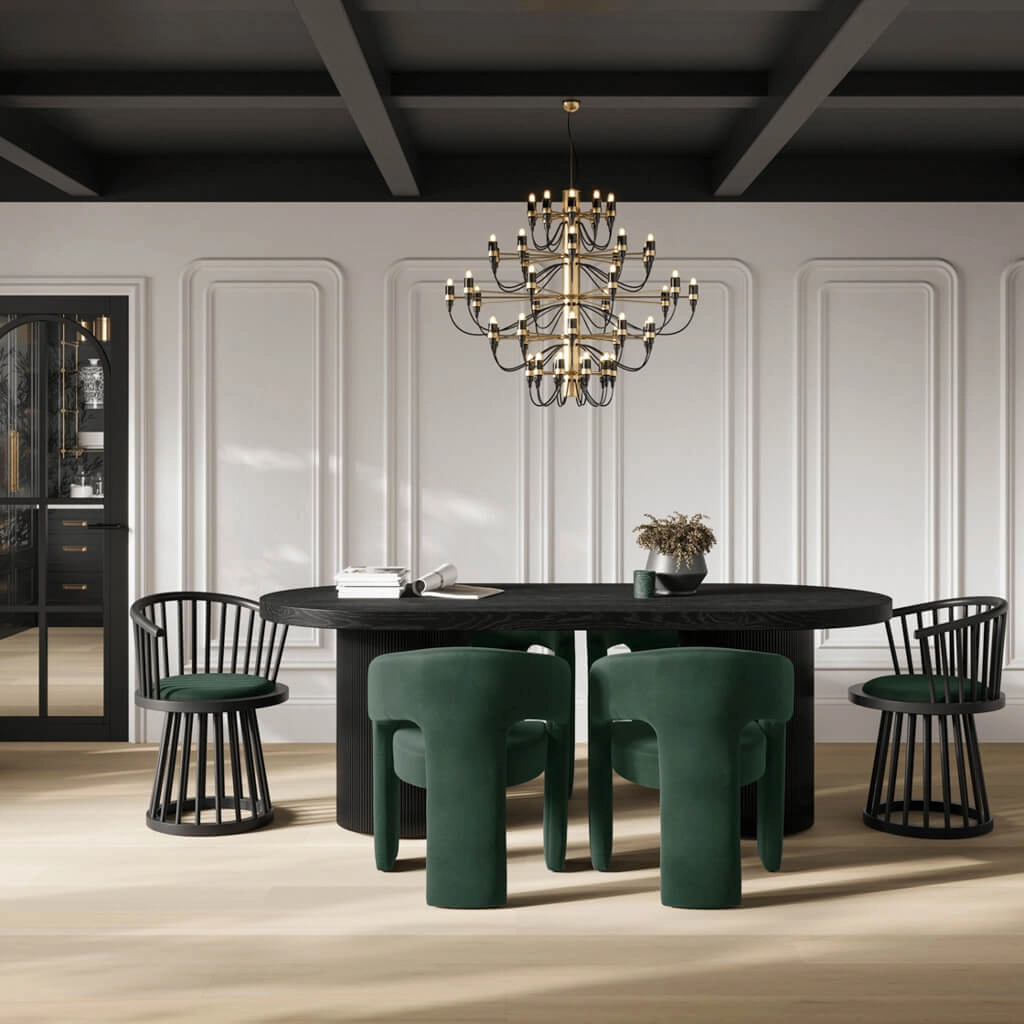 Lina Forest Green Dining Chair