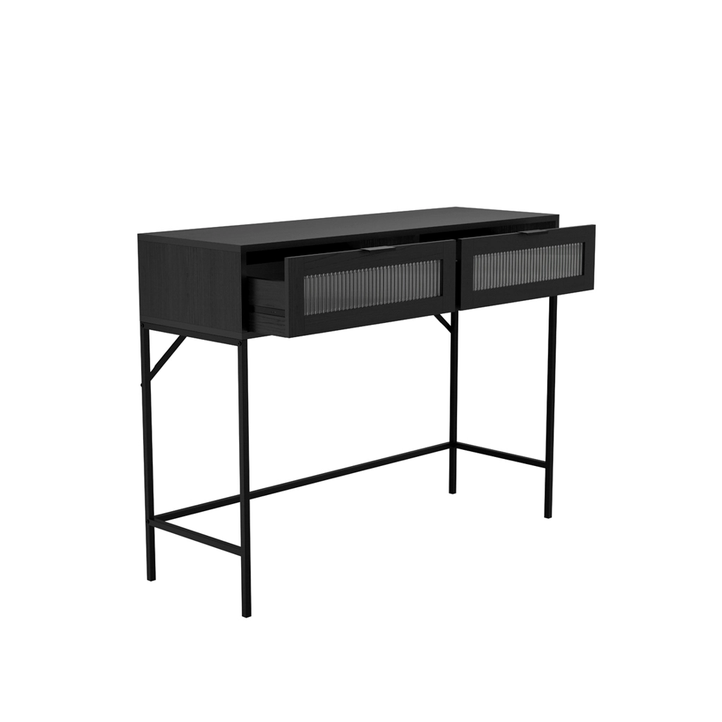 Lincoln Black Console Table