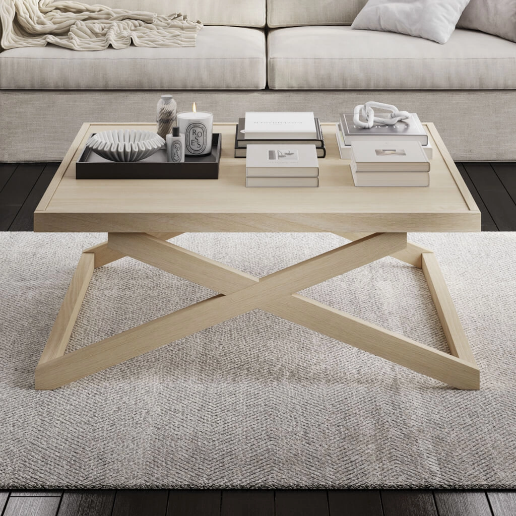 Sage Blonde Large Coffee Table
