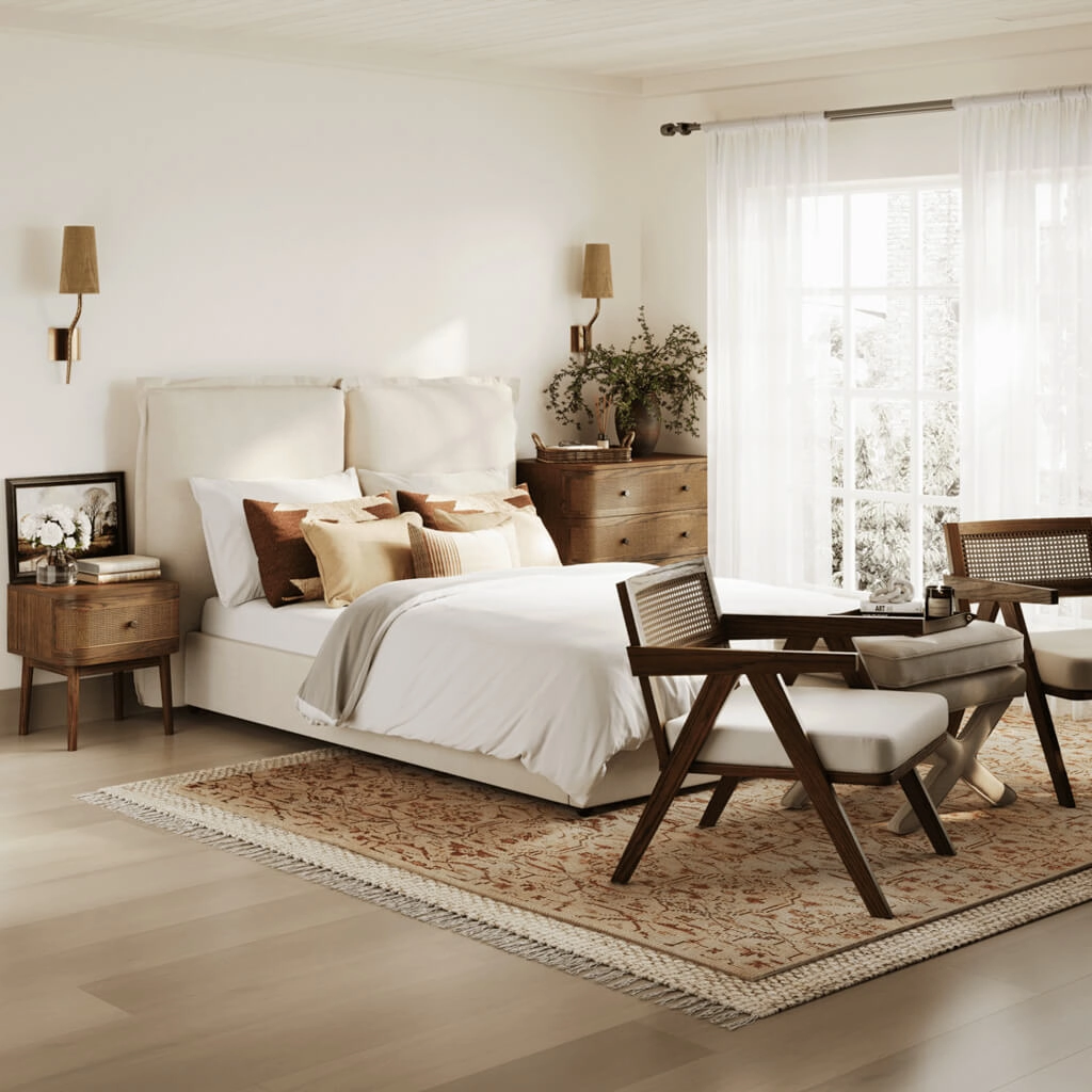 Sunday Ivory King Bed
