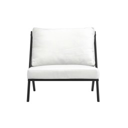 Aspen White and Black Chair