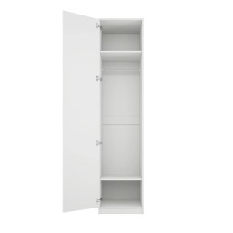 Austen White Single Wardrobe