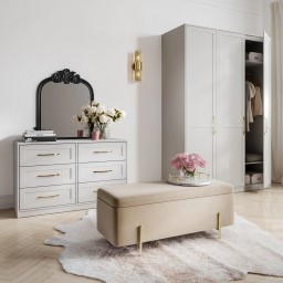 Austen White Single Wardrobe
