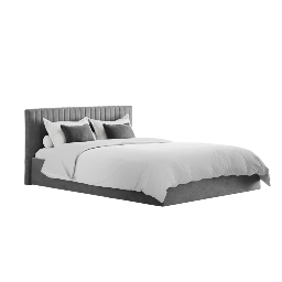 Berlin Silver King Bed