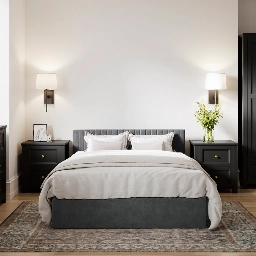 Berlin Silver King Bed