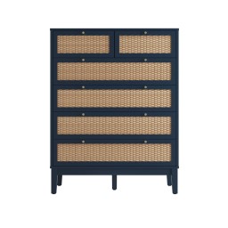 Bordeaux Berlin Blue Chest of Drawers