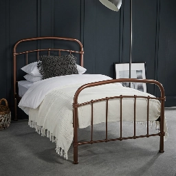 Halston Copper Single Bed