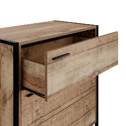 Hoxton Distressed Oak Effect Chest of Drawers