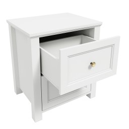 Ives White Bedside Cabinet