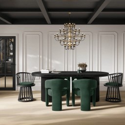 Lina Forest Green Dining Chair