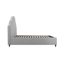 Quince Light Grey Kingsize Bed
